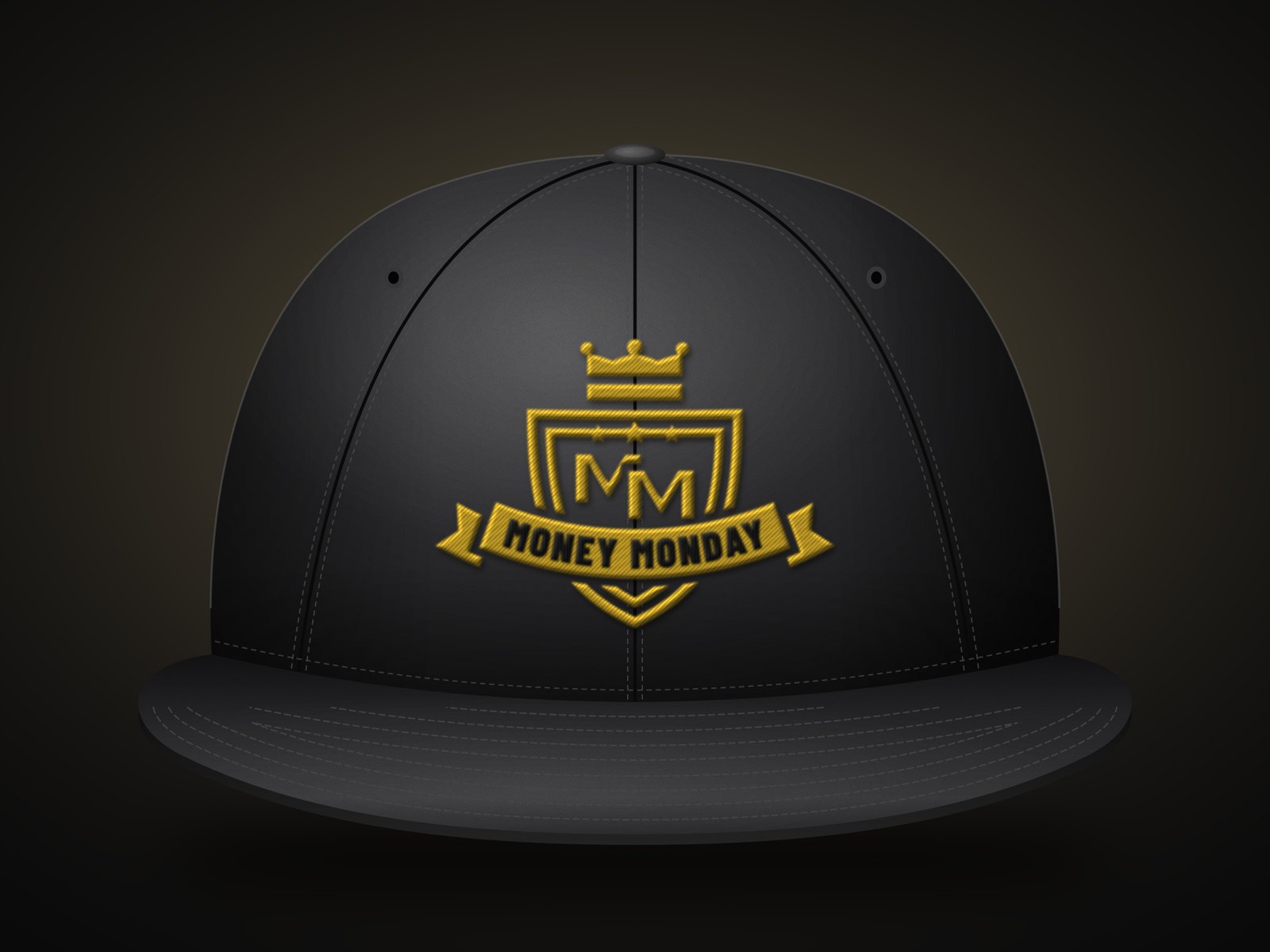 Crest Cap, All Gold
